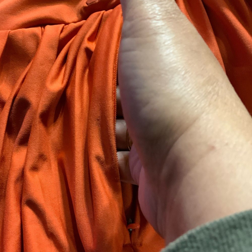 adidas Women's A-Line Skirt in Bold Orange - Picture 8 of 11